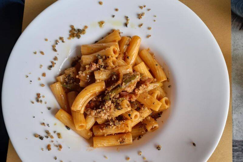 Pasta dalla cucina del giorno — Texas Bar Brenta, fotografia VareseNews